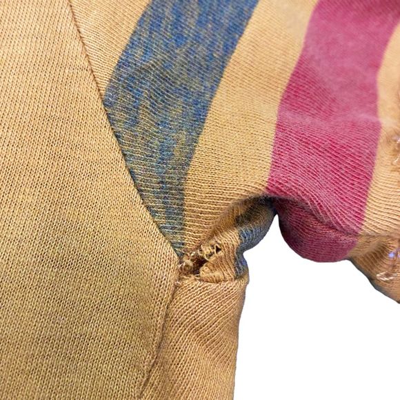 On Fire Distressed SAVAGE Crop Top - Size Medium - Picture 6 of 6